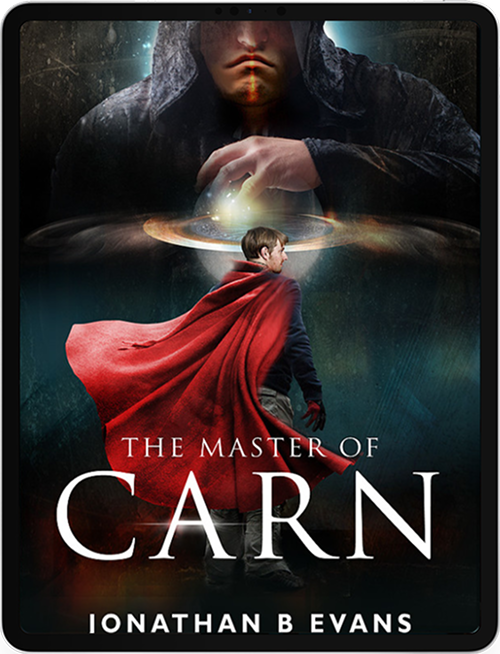 The Master of Carn eBook on a tablet